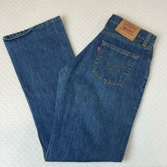 Levi's Denim - Vintage LEVI'S 511 Flare 100% Cotton Medium Indigo Blue Jeans Pants  W30 L32